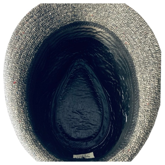Vintage Crown Co. Grey Mens Wool Blend Trilby Hat - Picture 7 of 16